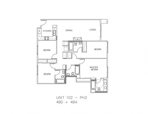 Selby Venti - Floor Plans for Units 102, 202, 302, PH2